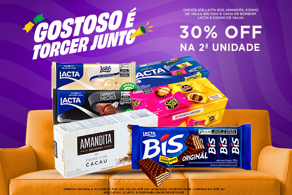 Chocolates Mondelez até 14/06